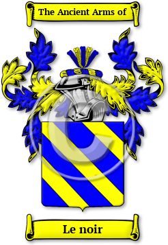Le noir Family Crest Download (jpg) Legacy Series - 150 DPI